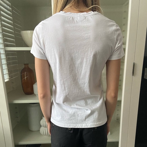 White top with black ties, women’s size S - Picture 3 of 8